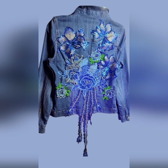 PHOENIX RISING JEAN JACKET - Picture 4 of 9